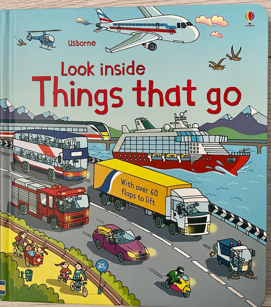 Usborne Look Inside Things that Go