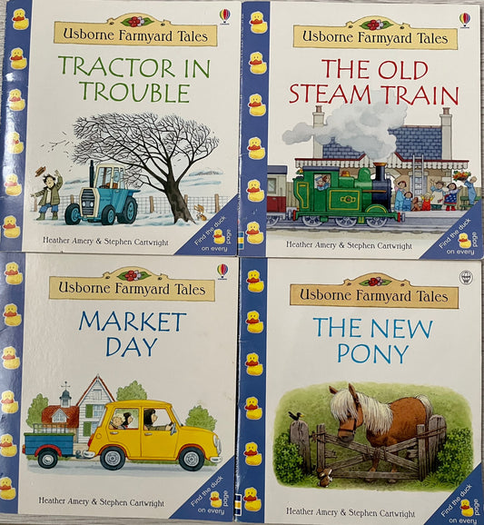 Set 4 cărți Usborne Farmyard Tales