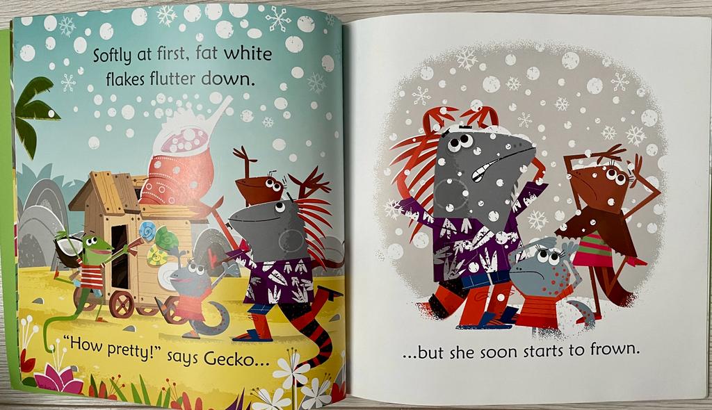 Usborne Phonics Readers - Lizard in a Blizzard