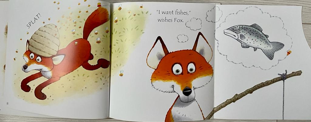 Usborne Phonics Readers - Fox on a Box