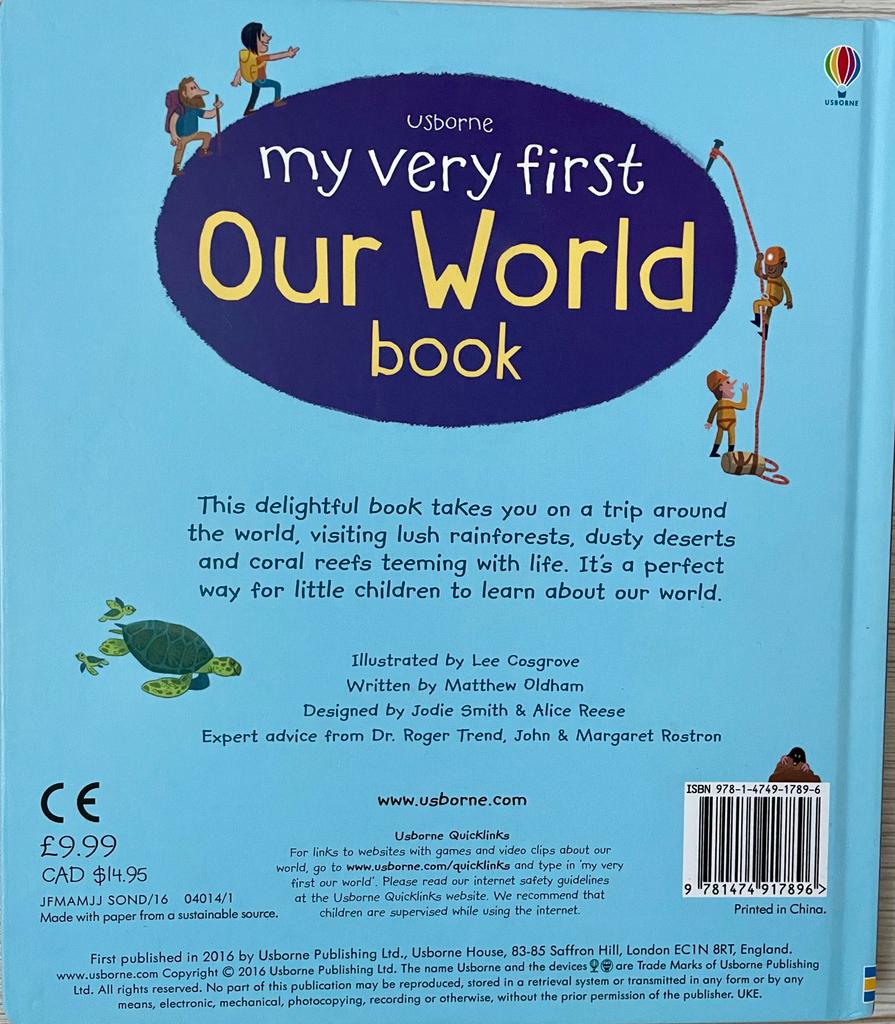 Usborne My very first - Our World Book