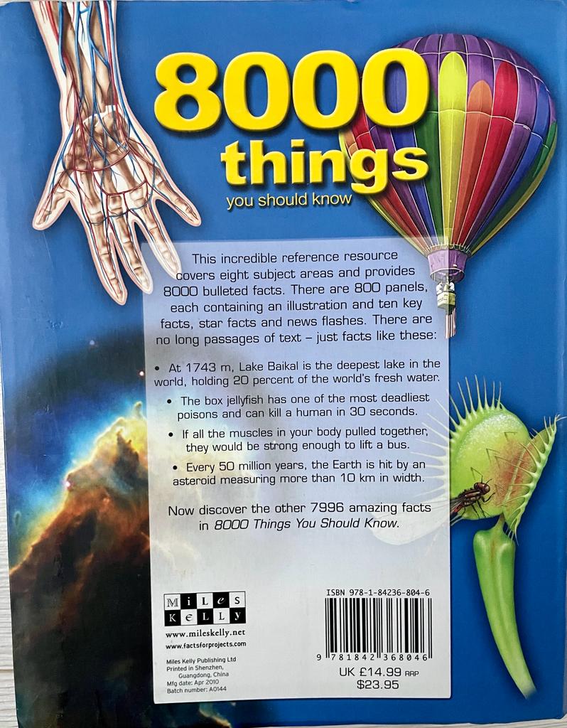 8000 Things You Should Know