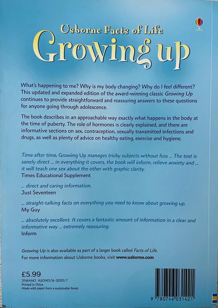 Usborne Facts of Life - Growing Up