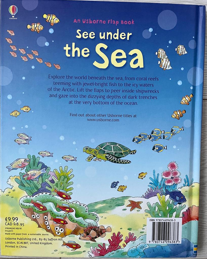 Usborne See Under the Sea Carte cu clapete