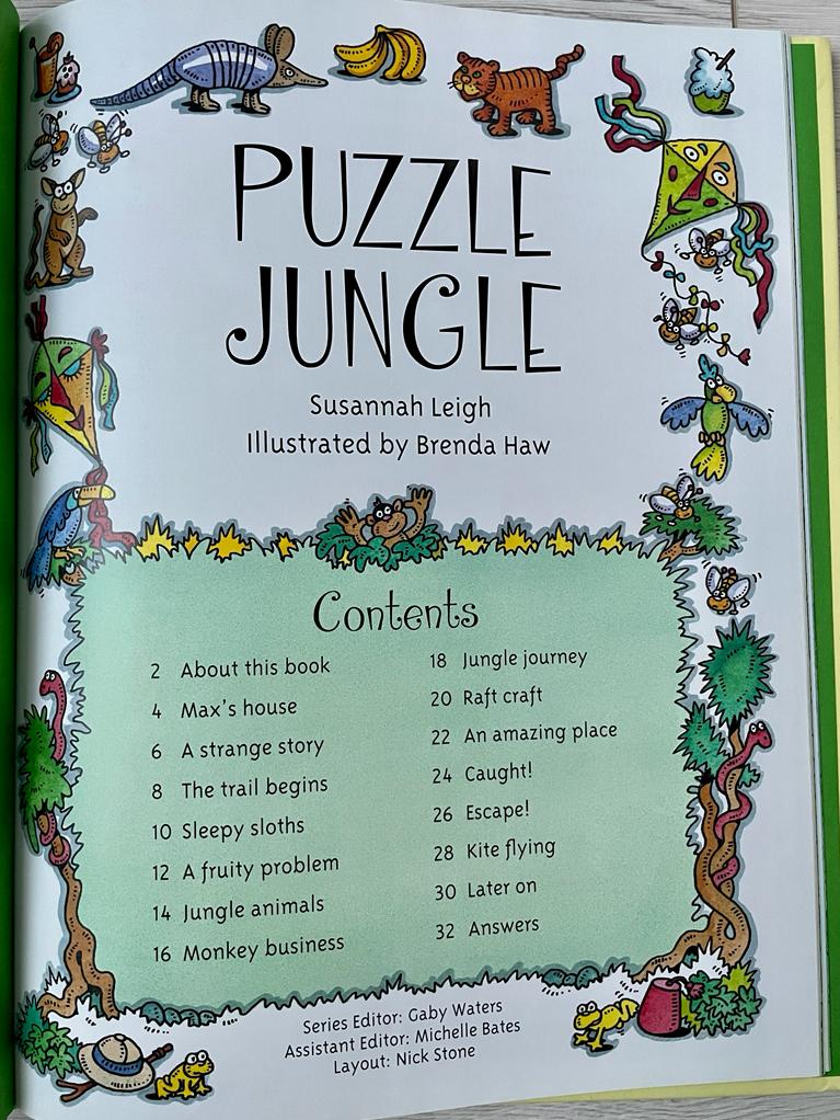 Usborne Young Puzzles - Puzzle Jungle