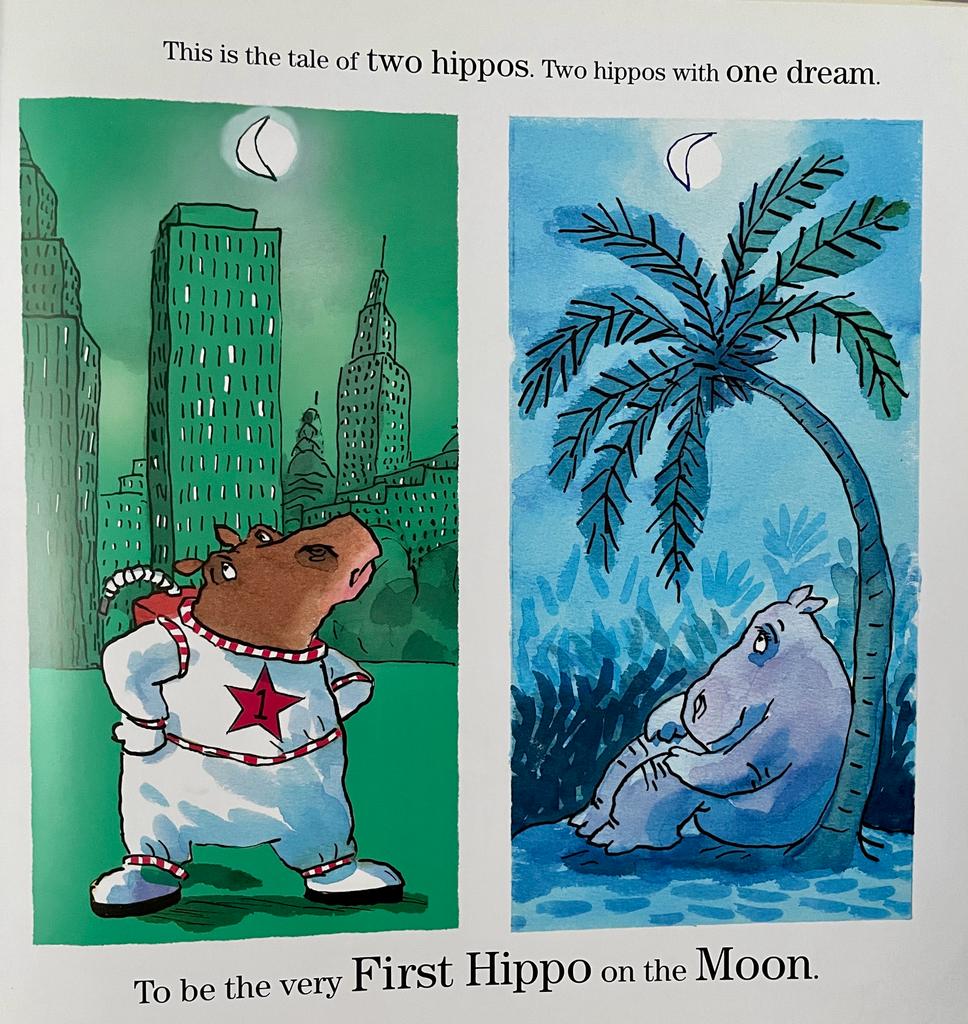 The first hipppo on the moon de David Walliams