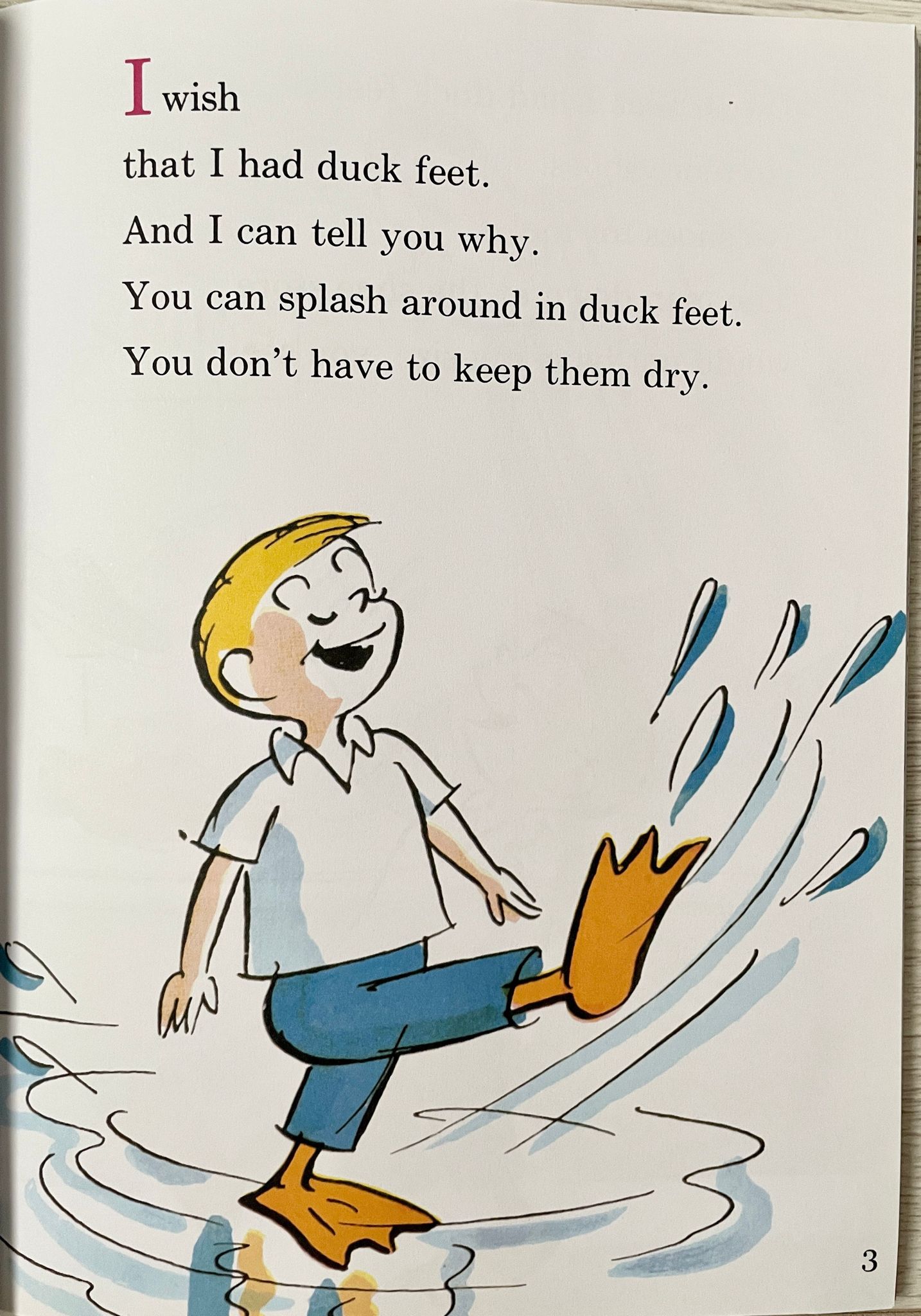 Dr. Seuss - I wish I had duck feet