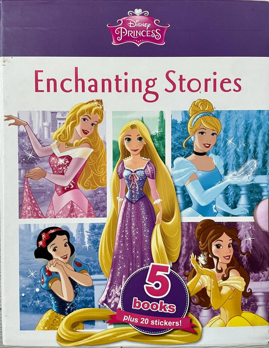 Gift Box Disney Princess Enchanting Stories (5 cărți cu coperta cartonată)